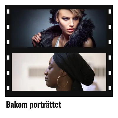 Bakom porträttet · modefilmremsa