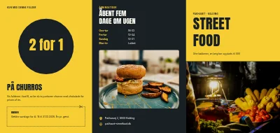 Street food-marked