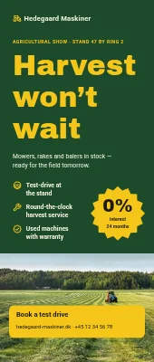 Farm machinery roll-up — harvest won’t wait