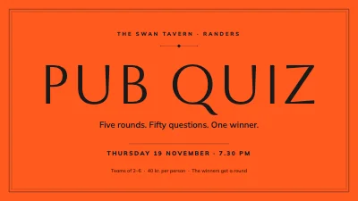Pub quiz — quiz night at the pub