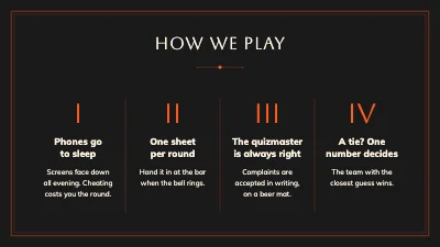 Page 2 of Pub quiz — quiz night at the pub