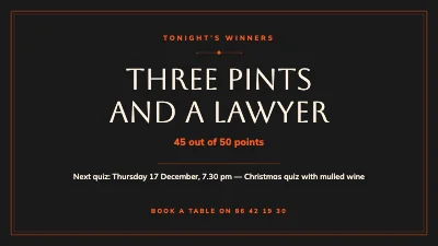 Page 6 of Pub quiz — quiz night at the pub