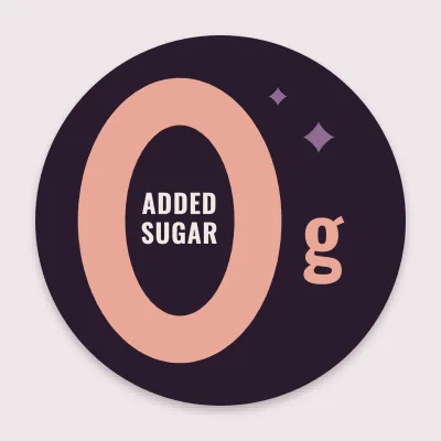 Zero grams added sugar