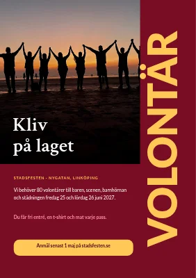 Volontärer sökes — strandfestival