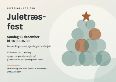 Juletræsfest — træ af lys
