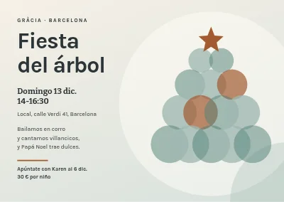 Fiesta del árbol de Navidad — árbol de luz