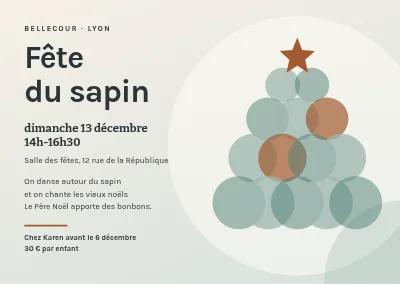 Fête du sapin — sapin de lumière