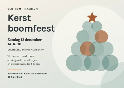 Kerstboomfeest — boom van licht