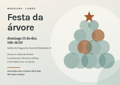 Festa da árvore de Natal — árvore de luz