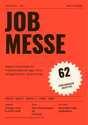Jobmesse — stort klistermærke