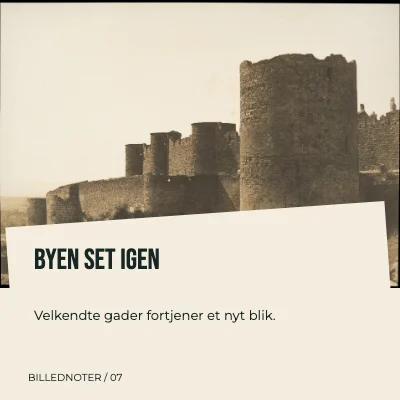 Byen set igen · Skråt folio
