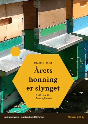 Honning fra egne bistader i Greve