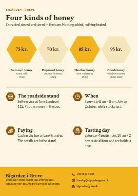 Page 2 of Honey from our own hives in Greve