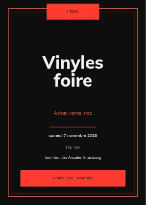 Foire aux disques à Vejle