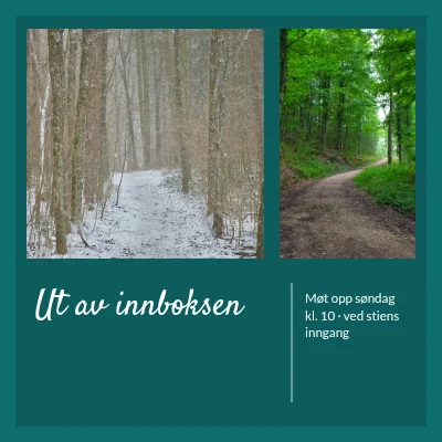 Ut av innboksen · postkort for helgen