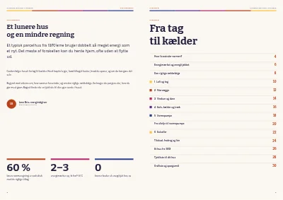 Side 2–3 af Guide til energirenovering af parcelhuset – 32 sider