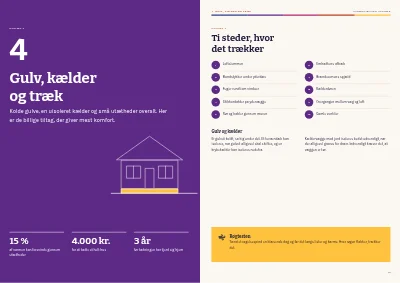 Side 16–17 af Guide til energirenovering af parcelhuset – 32 sider