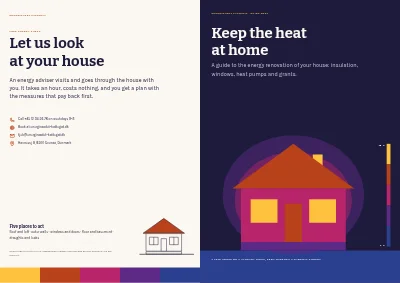 Omslag van Guide to energy renovation of a family house – 32 pages