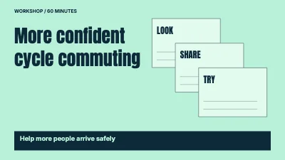 More confident cycle commuting