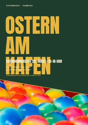 Ostern am Torvet — Marktposter