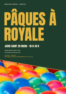Pâques à Torvet — affiche de marché