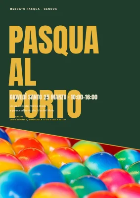 Pasqua al Torvet — poster per il mercatino