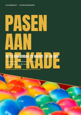 Pasen op Torvet — marktposter