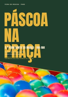 Páscoa no Torvet — cartaz de mercado