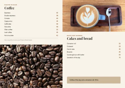 Sida 2 av Coffee bar menu