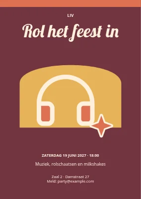 Rol het feest binnen