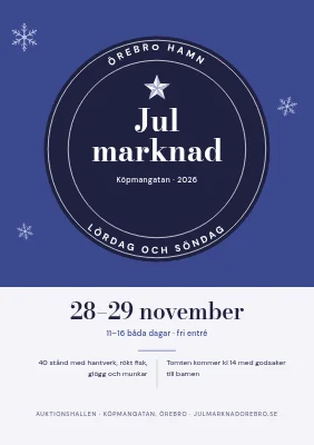 Julmarknad vid hamnen