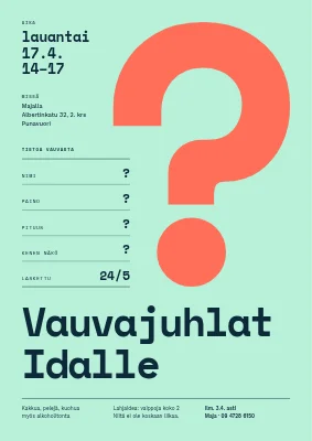 Vauvakutsut — iso kysymysmerkki