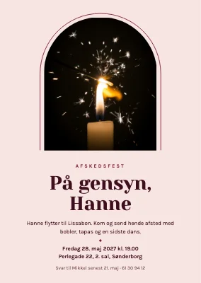 Afskedsfest — på gensyn