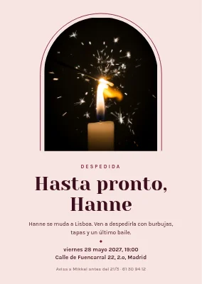 Fiesta de despedida — hasta pronto