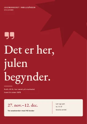 Julemarked i Møllegården