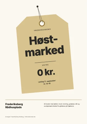 Høstmarked på Frederiksberg — prismærke