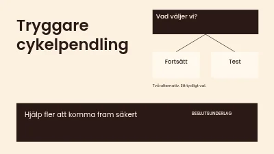 Sida 1 av Tryggare cykelpendling