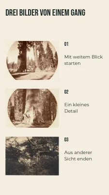 Seite 2 von Drei Bilder von einem Spaziergang · Diagonales Folio