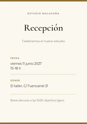 Recepción del estudio