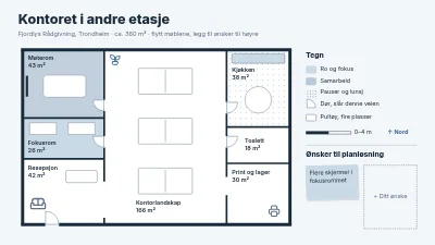 Kontorplantegning