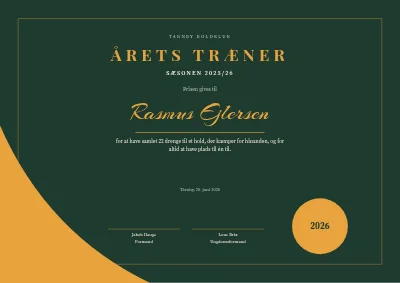 Årets træner