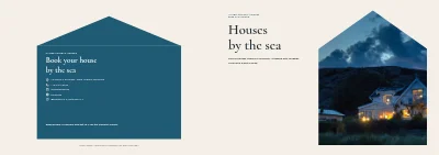 Cover of Catalogue of holiday houses on the coast – 32 pages