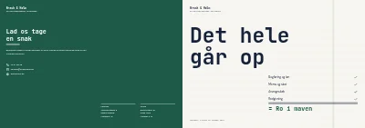 Omslag af Ydelsesbrochure for revisionsfirma – 12 sider