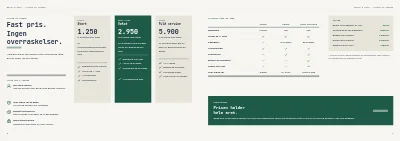 Side 6–7 af Ydelsesbrochure for revisionsfirma – 12 sider