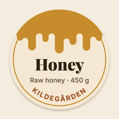 Honey with drips
