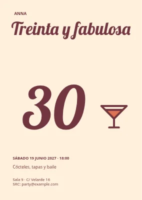 Treinta y en plena forma