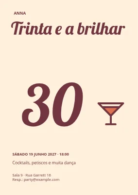 Trinta e em grande