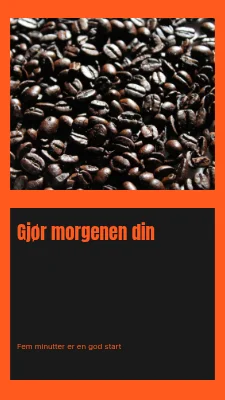Gjør morgenen din · åpen studiobillett