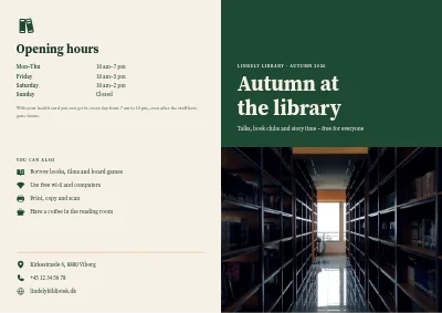 Autumn at the library