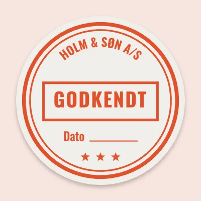 Godkendt-stemplet